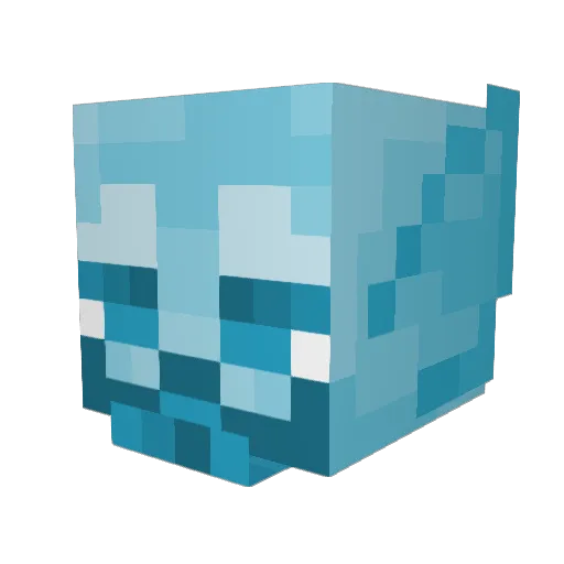 DimondBoxxCraft Minecraft avatar head, 3D render