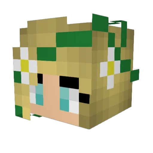 Dimond_DlCK Minecraft avatar head, 3D render