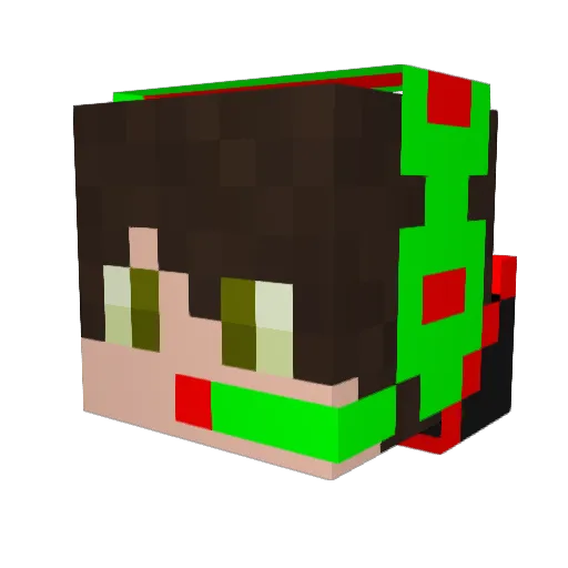 Dimond_Dud Minecraft avatar head, 3D render