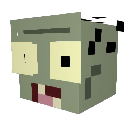 Dimond_leo Minecraft avatar head, 3D render