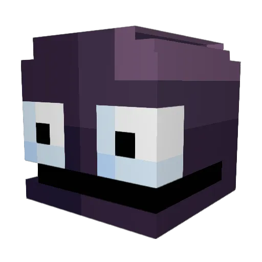 Dimondmann1 Minecraft avatar head, 3D render