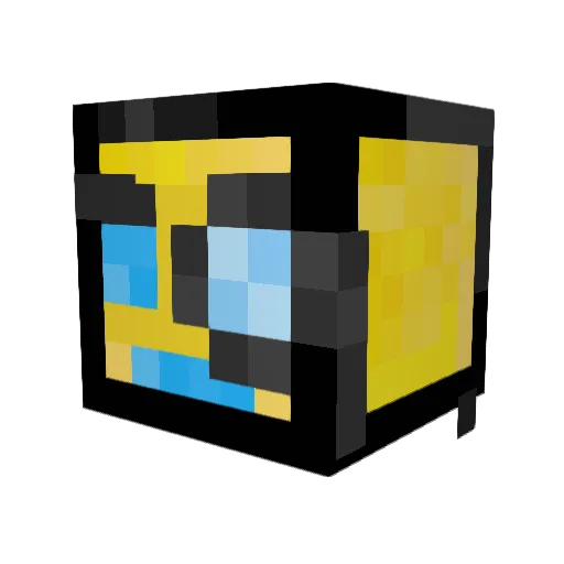 Dimong12 Minecraft avatar head, 3D render