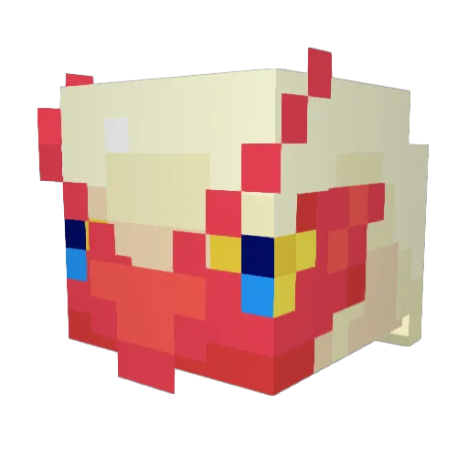 Dimosaurfrog248 Minecraft avatar head, 3D render