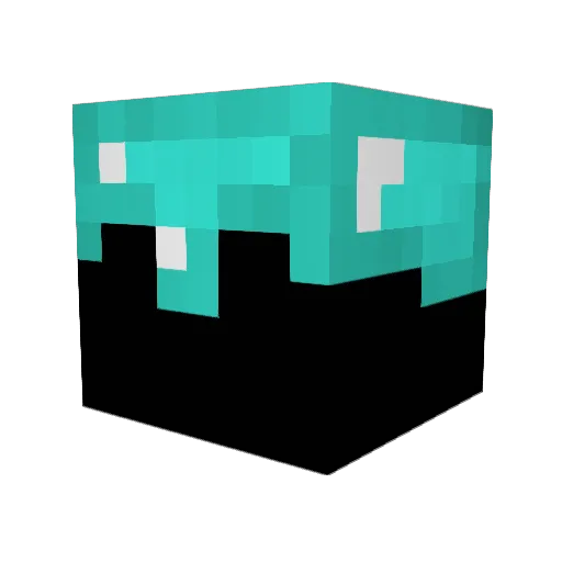 Dimosfrs Minecraft avatar head, 3D render