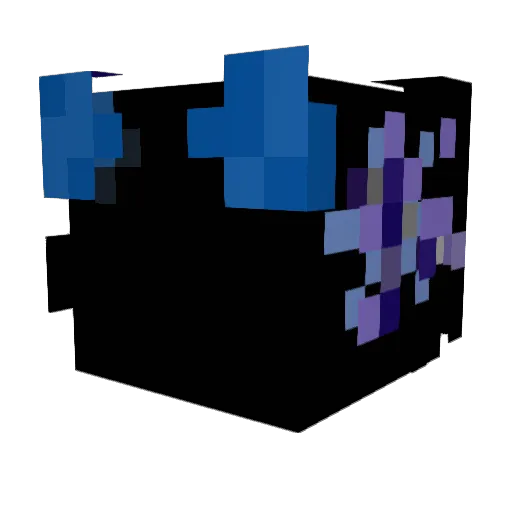 Dimsum9 Minecraft avatar head, 3D render