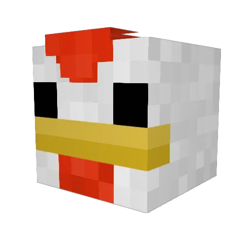 Din_mor_123 Minecraft avatar head, 3D render