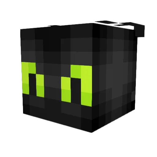 Dindondooly Minecraft avatar head, 3D render