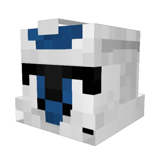 Dinfarsasmorsa Minecraft avatar head, 3D render