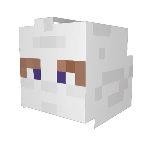 DingALing04 Minecraft avatar head, 3D render