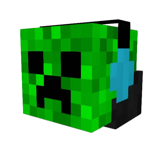 DingYiKai Minecraft avatar head, 3D render
