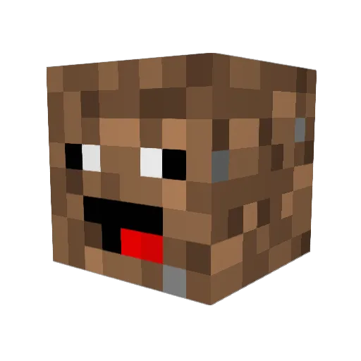 Ding_Dong_Long Minecraft avatar head, 3D render
