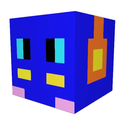 DingaPang07 Minecraft avatar head, 3D render