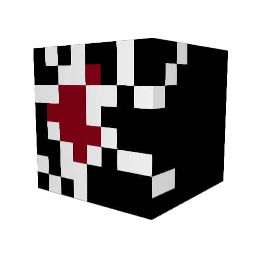 Dingk89 Minecraft avatar head, 3D render