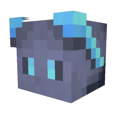 DingleBerry2402 Minecraft avatar head, 3D render