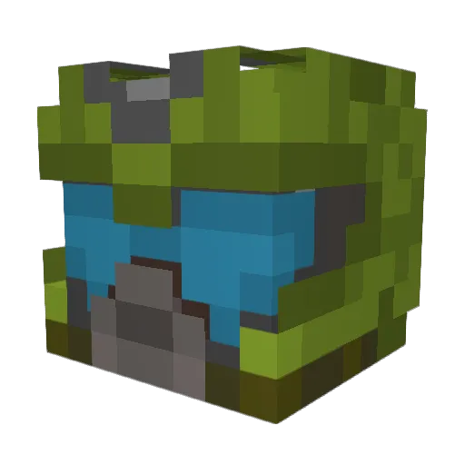 Dingle_beezy Minecraft avatar head, 3D render