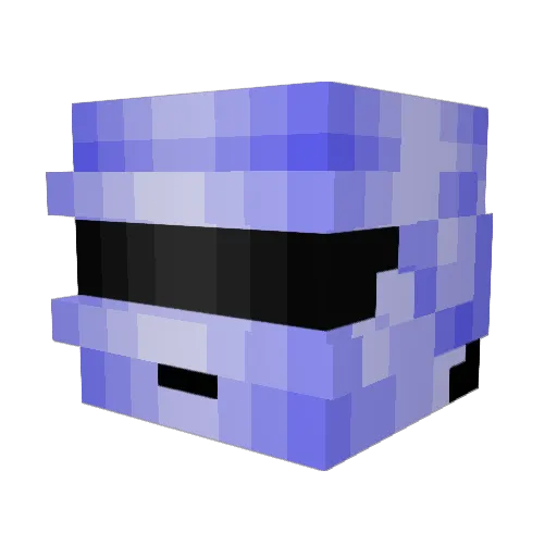 Dingleboi Minecraft avatar head, 3D render