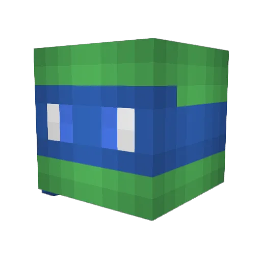Dingman1 Minecraft avatar head, 3D render