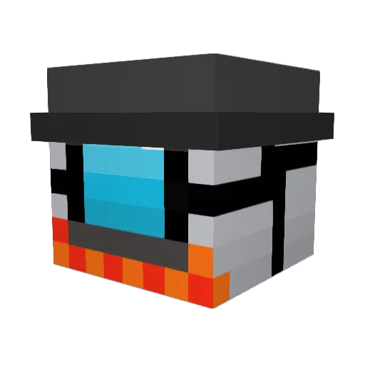 DingoAte0 Minecraft avatar head, 3D render
