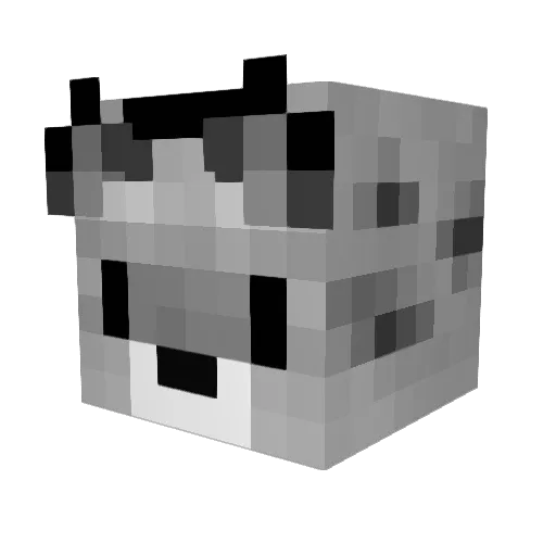DingoMango Minecraft avatar head, 3D render
