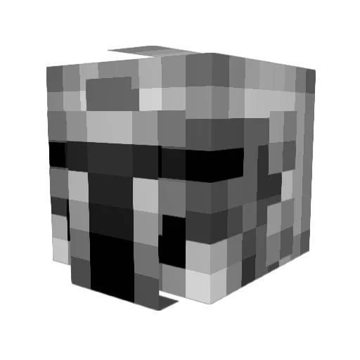 Dingo_doe Minecraft avatar head, 3D render