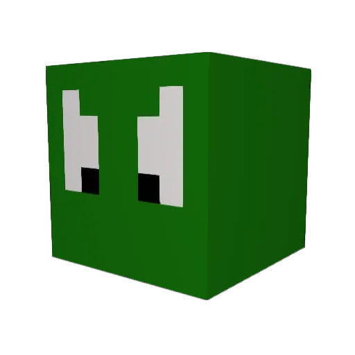 Dinizzz_ Minecraft avatar head, 3D render
