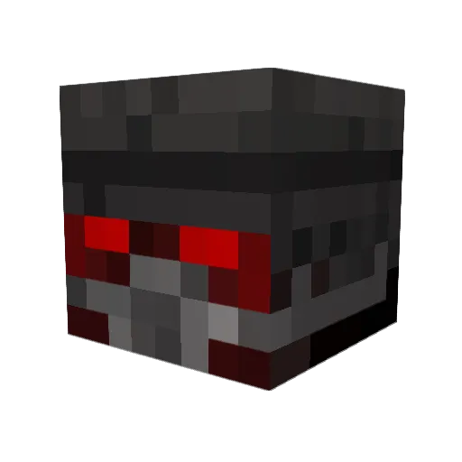 Dinkstr_ Minecraft avatar head, 3D render