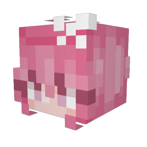DinkySlayer Minecraft avatar head, 3D render
