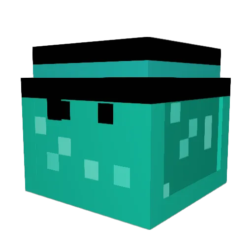 Dino523523 Minecraft avatar head, 3D render