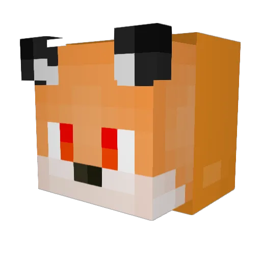 Dino6500 Minecraft avatar head, 3D render