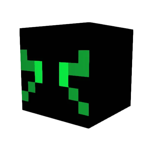 DinoDT Minecraft avatar head, 3D render