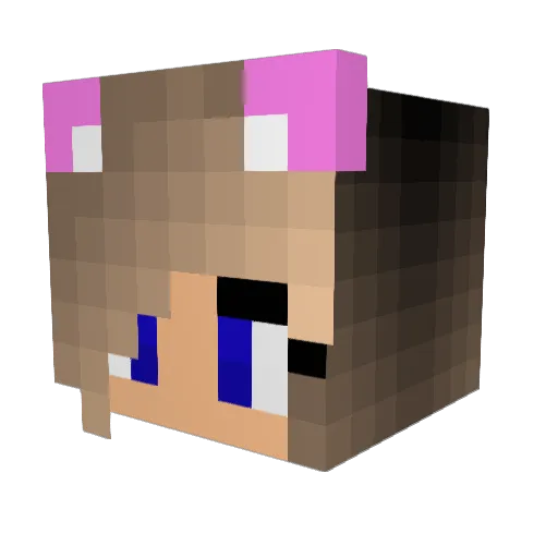 DinoDan17 Minecraft avatar head, 3D render