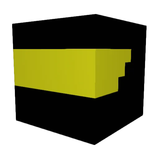 DinoHud Minecraft avatar head, 3D render