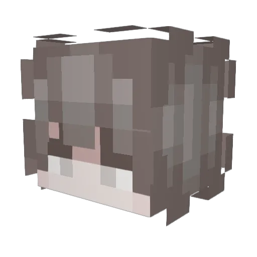 DinoKid99 Minecraft avatar head, 3D render