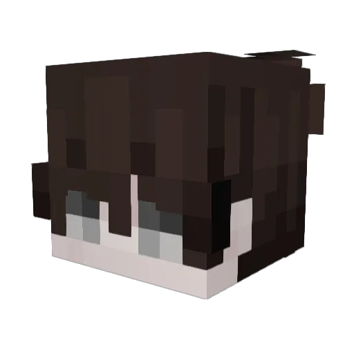 DinoKing6 Minecraft avatar head, 3D render