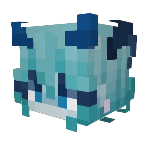 DinoMills Minecraft avatar head, 3D render