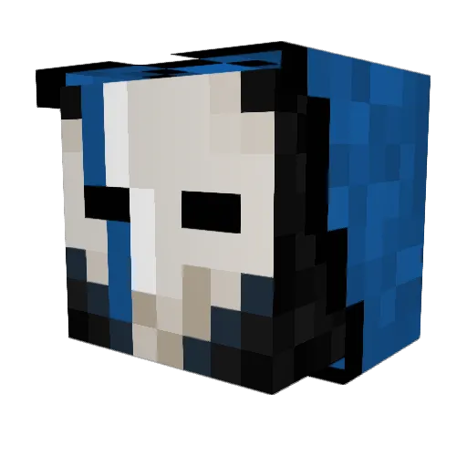 DinoRex5O5 Minecraft avatar head, 3D render
