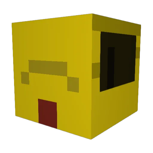 DinoSpeed351 Minecraft avatar head, 3D render
