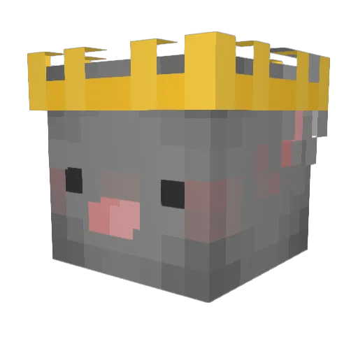 DinoTrouble129 Minecraft avatar head, 3D render