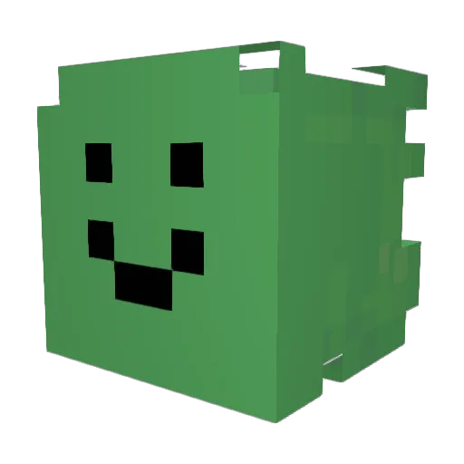 DinoZORDU Minecraft avatar head, 3D render
