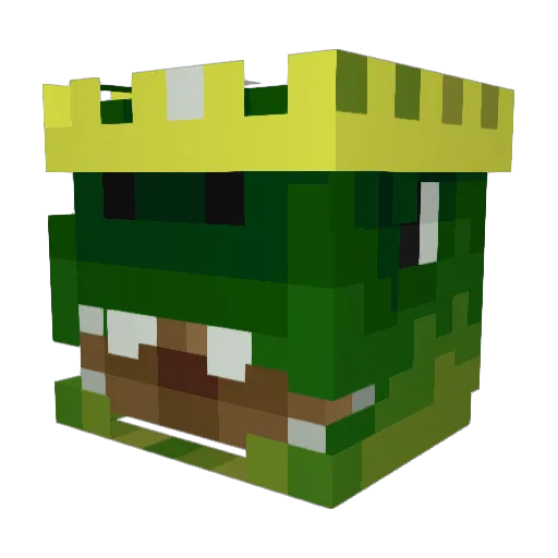 Dino_Domen Minecraft avatar head, 3D render