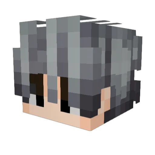 Dino_Mafu Minecraft avatar head, 3D render