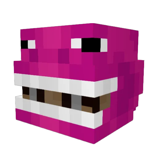 Dino_Player3535 Minecraft avatar head, 3D render