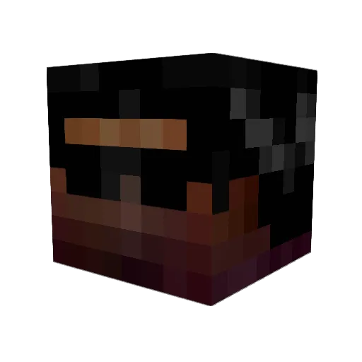 Dino_RatMan Minecraft avatar head, 3D render