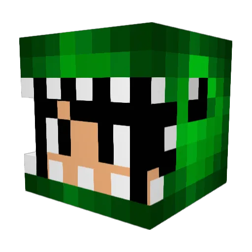 Dino_Sweger Minecraft avatar head, 3D render