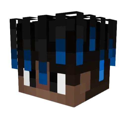 Dinoco_God Minecraft avatar head, 3D render