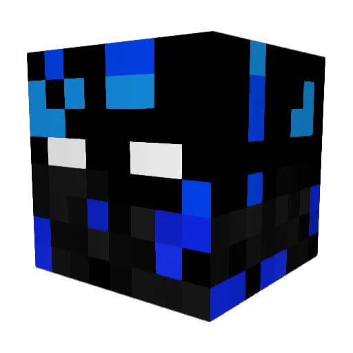 Dinoextinct Minecraft avatar head, 3D render