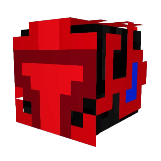 DinokingLDW Minecraft avatar head, 3D render