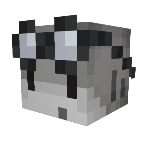 DinokyStar Minecraft avatar head, 3D render