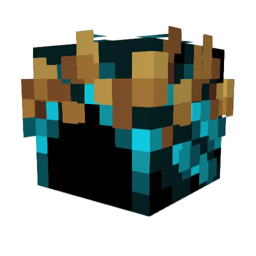 Dinoman3036 Minecraft avatar head, 3D render