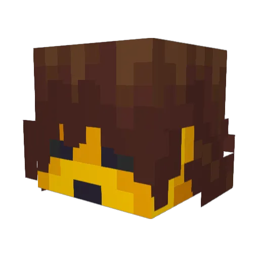 Dinonugget9917 Minecraft avatar head, 3D render